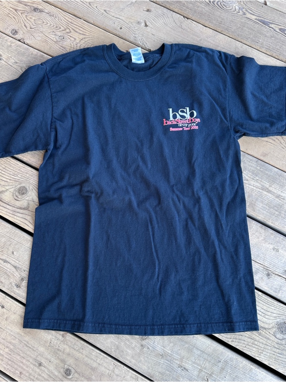 Backstreet Boys 2005 Tour Black Graphic Tee